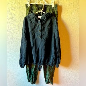 Bella Dahl Girls Boutique Pants and Hoodie Set